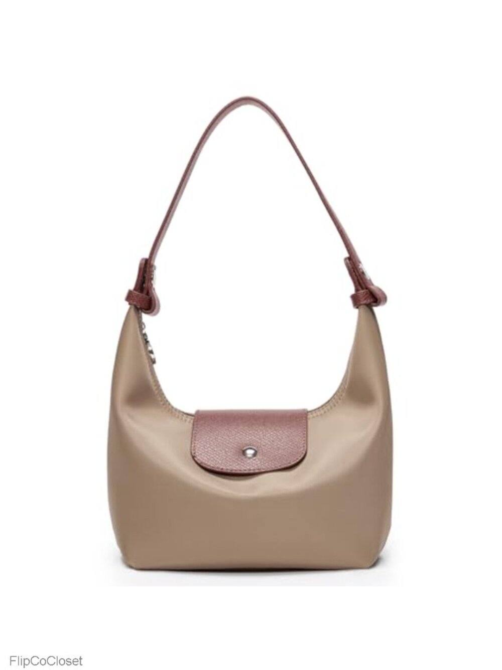 Mini Nylon Crossbody Bag Convertible Crescent Shoulder Purse